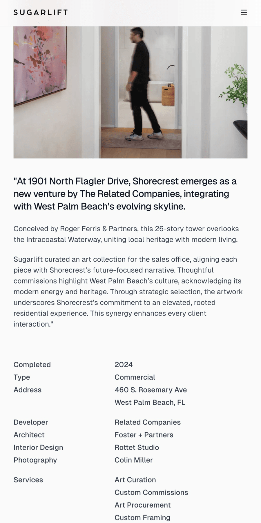 Decoupling content from code to build a high-performance art website screenshot 8